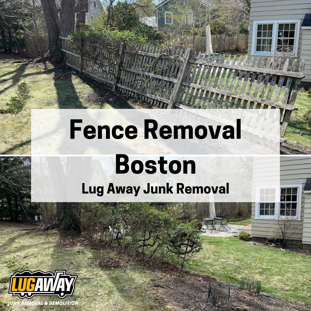 Fence Removal Services in Boston | Lug Away