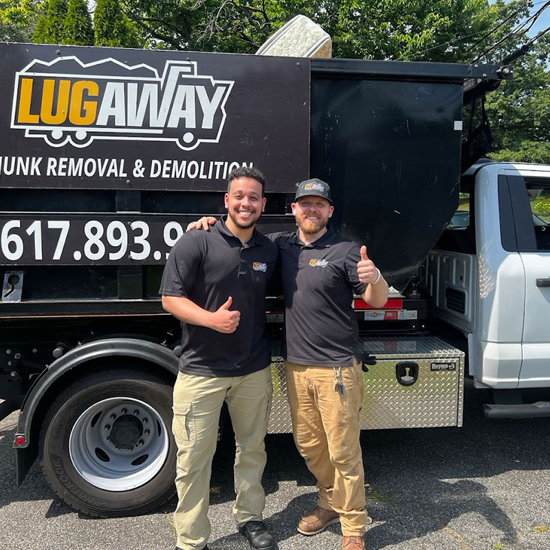 Lug Away Junk Removal Experts Posing