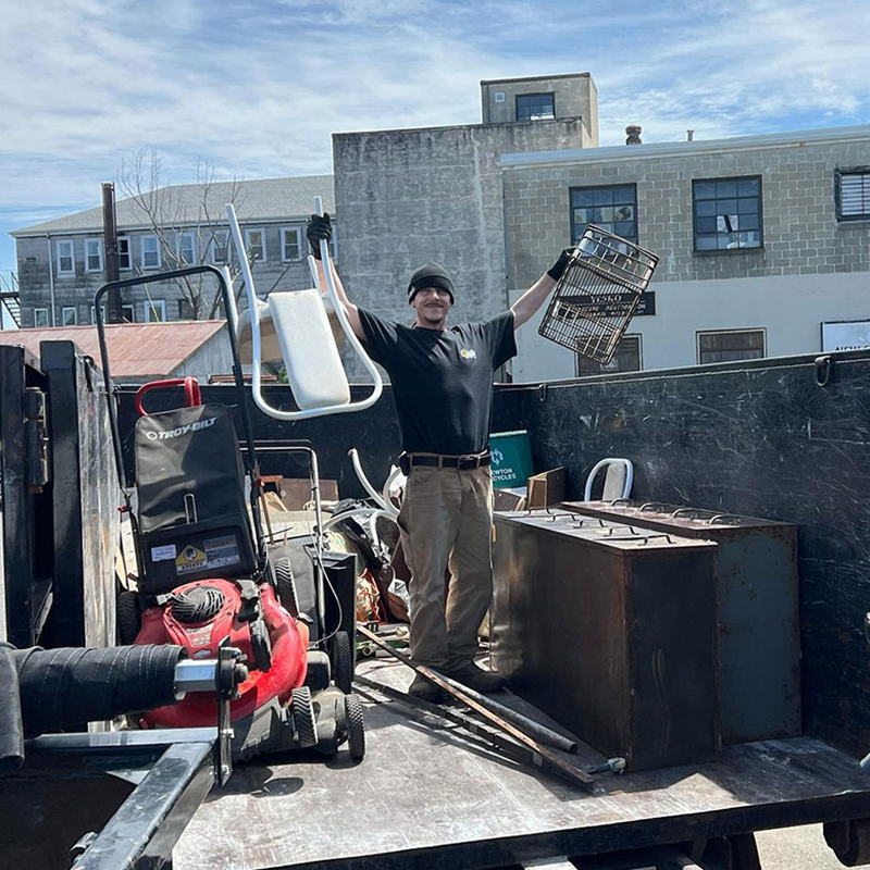 scrap metal removal hero