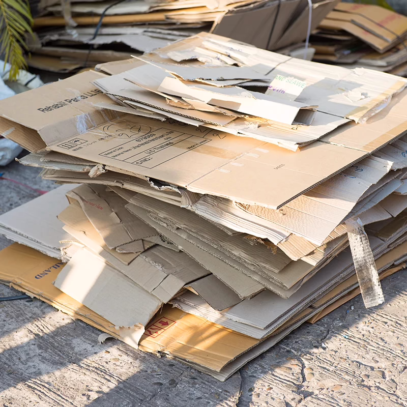 cardboard recycling hero