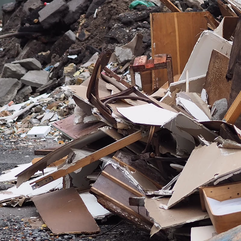 construction debris removal hero
