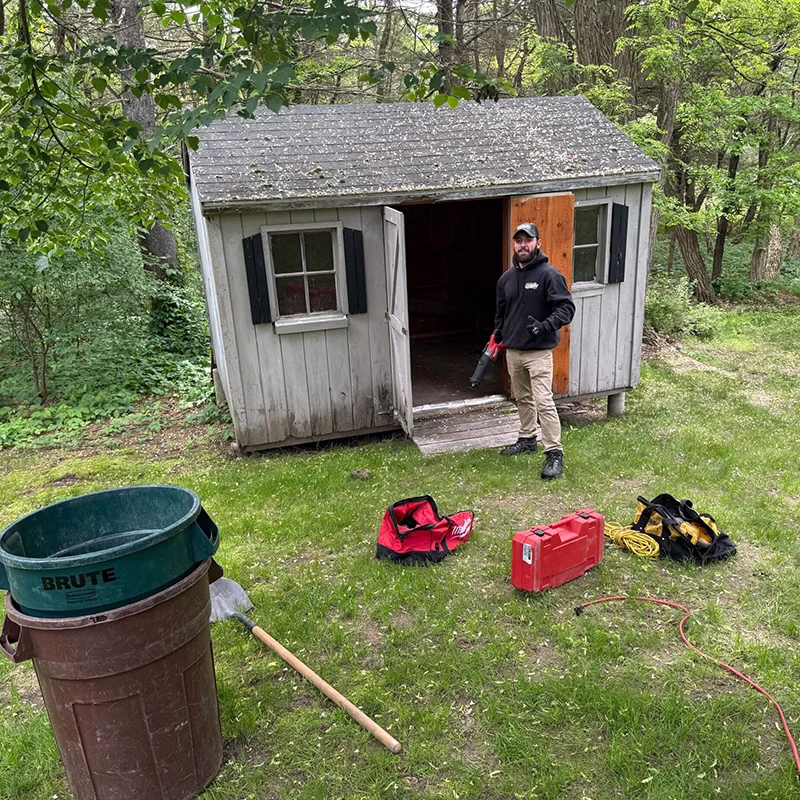 shed removal hero